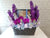 Regal Purple Flower Basket - BT125