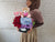 Romance I Love U Teddy Bear Flower Basket - TD463