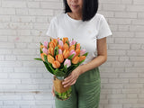 Vibrant Tulip in Vase- VS106