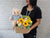 Adorable Teddy Bear & Flower Basket - TD482