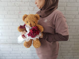 3 Rose I Love U Teddy Bear TD414