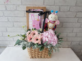Welcome Baby Flower Basket - NB194