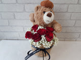Happy Wishes Flower Basket - BT086