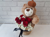 Happy Wishes Flower Basket - BT086