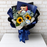 Graduation Sunflower Hand Bouquet - HB096