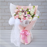 Pink Romance Hand Bouquet - HB093