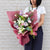 Carnation & Matthiola Hand Bouquet - HB095