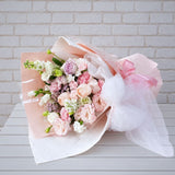 Pink Romance Hand Bouquet - HB093