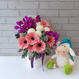 Gerbera & Orchid Flower Box - TD464