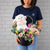 8 Rose Grateful Yours Caring Flower Box - TD441