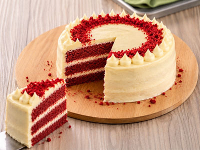 5" Raspberry Red Velvet Cake- CK019