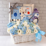 New Life Flower Gift Basket - NB186