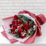 Romantic Roses Flower Bouquet - HB087
