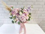 Warm Hydrangeas & Carnation Flower Box - BK184