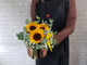 Cheerful Sunflower & Baby Breath Flower Box MD554