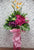 pureseed op216 + Gerberas, Orchids, Brassica, Bird of Paradise and leaves + opening stand