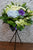 pureseed sy100 + Brassica Flower, Hydrangeas, Gerberas, Eustomas, Orchids, Lilies and Matthiolas + sympathy stand