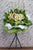 pureseed sy179 +  Roses, Gerberas, Orchids and Tuberoses + sympathy stand