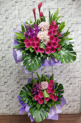 Double Dragon Opening Stand Flower - OP090
