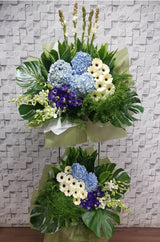 Dual Grace Condolences Flower Stand - SY150