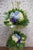 pureseed sy150 + hydrangeas, eustomas, gerberas, tuberoses + sympathy stand