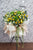 pure seed op159 + roses, eustomas, hydrangeas + opening stand