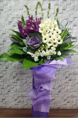 Graceful Mix Condolences Flower Stand - SY154