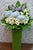 pureseed sy102 + Hydrangeas, Gerberas, Lilies, Matthiolas and Eustomas + sympathy stand