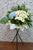 pureseed sy119 + Matthiolas, Hydrangea and Gerberas + sympathy stand