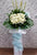 pureseed sy195 +  Gerberas, Chrysanthemum, and Tuberose + sympathy stand