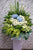 pureseed sy141 +  Hydrangeas, Gerberas, Eustomas, Orchids and Tuberoses. + sympathy stand