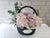 pure seed bk948 hydrangeas & ping pong flowers basket