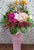 pure seed op195 + Gerberas, Orchids, Eustomas, Bird of Paradise and Leaves + opening stand
