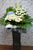 pureseed sy117 + hydrangeas, Gerberas, Eustomas, tuberoses + sympathy stand