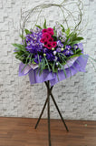 pure seed op130 + Orchids, Eustomas , Matthiolas and Gerberas + opening stand