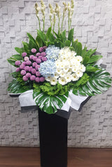 Quiet Moment Condolences Flower Stand - SY219