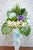 pureseed sy106 + Hydrangeas, Brassica flower and Gerberas  + sympathy stand