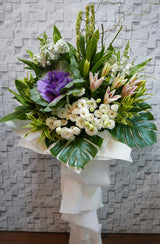 Serene Elegance Condolences Flower Stand - SY111