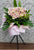 pureseed sy218+ Gerberas and Leaves + sympathy stand