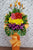 pure seed op206 +  Gerberas, Orchids, Bird of Paradise and Leaves + opening stand