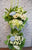pureseed sy083 +  Gerberas, Hydrangeas and Eustomas, orchids, + sympathy stand