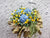 Blueish Gold Modern Opening Stand - OP215