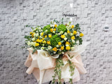 Gold Verdant Opening Stand Flower - OP159