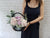 Pink Hydrangeas Flower Basket - BK948