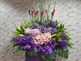 Purple Garden Grand Opening Stand Flower - OP185