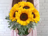 Cheerful Sunflower Vase - VS043
