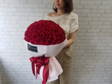I Love You Forever 99 Roses Hand Bouquet - BQ556