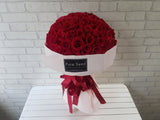 I Love You Forever 99 Roses Hand Bouquet - BQ556