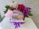 pure seed fr151 + Hydrangea, 5 Gerberas, 5 Orchids and Fresh Fruits basket