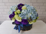 Blue Hydrangea Flower Box - BK842
